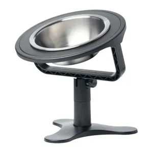 Adjustable Height Pet Feeder with Stainless Steel Bowls