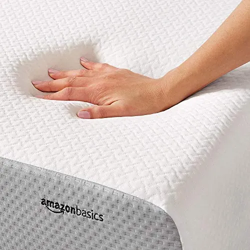 Amazon Basics 8-Inch Memory Foam Mattress - Soft Plush Feel, Full