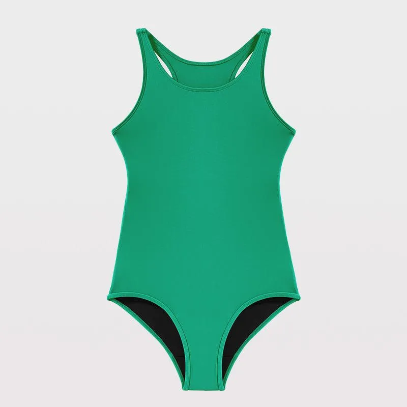 Beautikini One Piece Leakproof Period Swimwear for Teens Girls