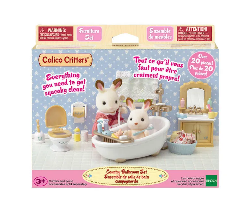 Calico Critters Country Bathroom Set