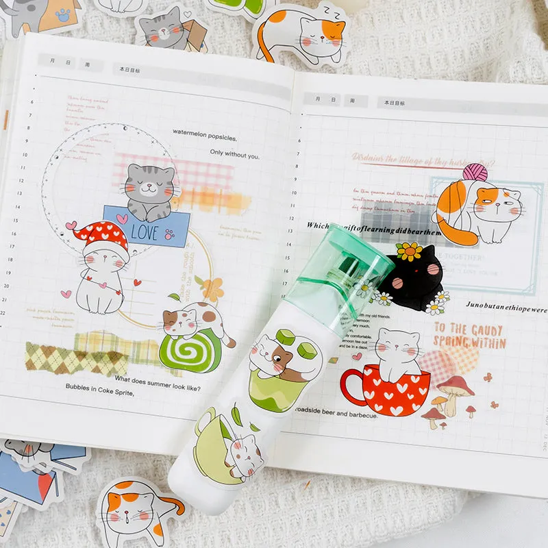 Cat League Cute Cartoon Pet Decorative Sticker