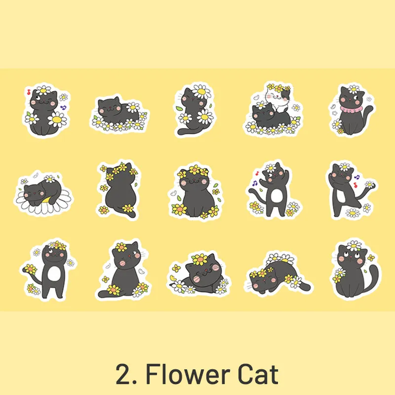 Cat League Cute Cartoon Pet Decorative Sticker