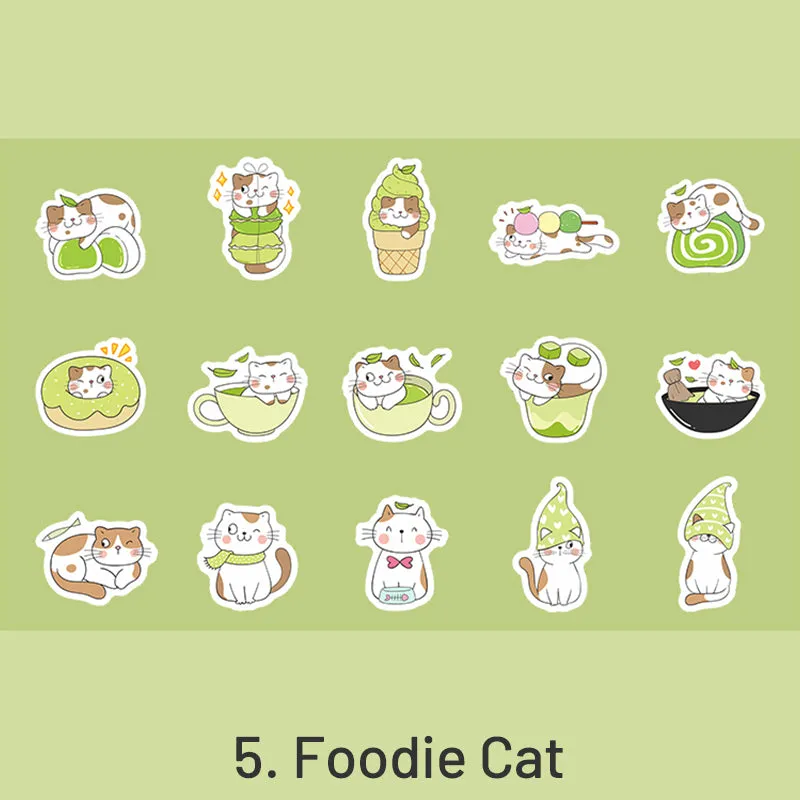 Cat League Cute Cartoon Pet Decorative Sticker