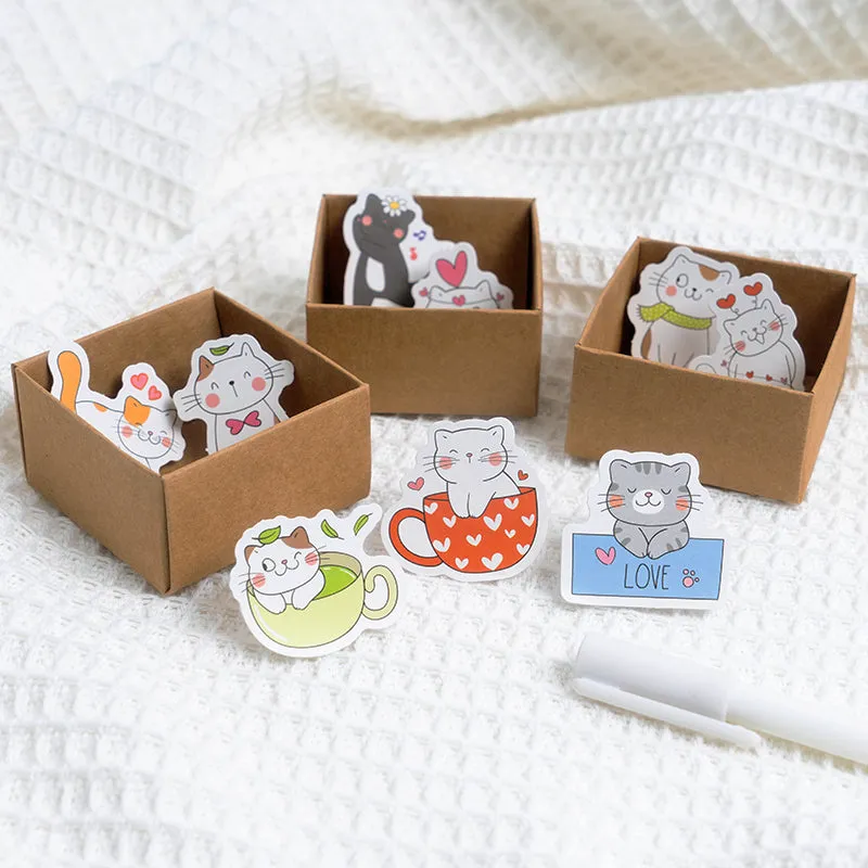 Cat League Cute Cartoon Pet Decorative Sticker