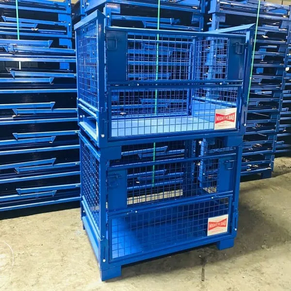 Collapsible Pallet Cage (1200KG SWL Foldable Gitterbox)