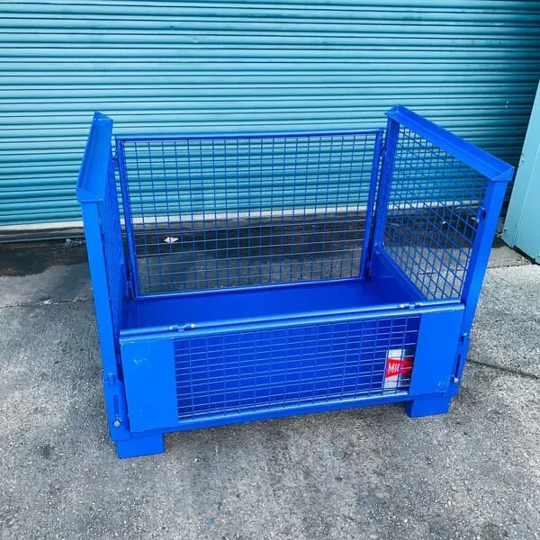 Collapsible Pallet Cage (1200KG SWL Foldable Gitterbox)