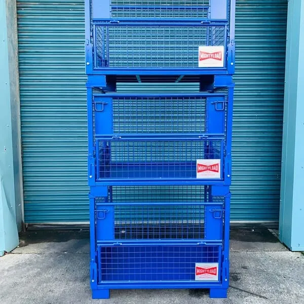 Collapsible Pallet Cage (1200KG SWL Foldable Gitterbox)