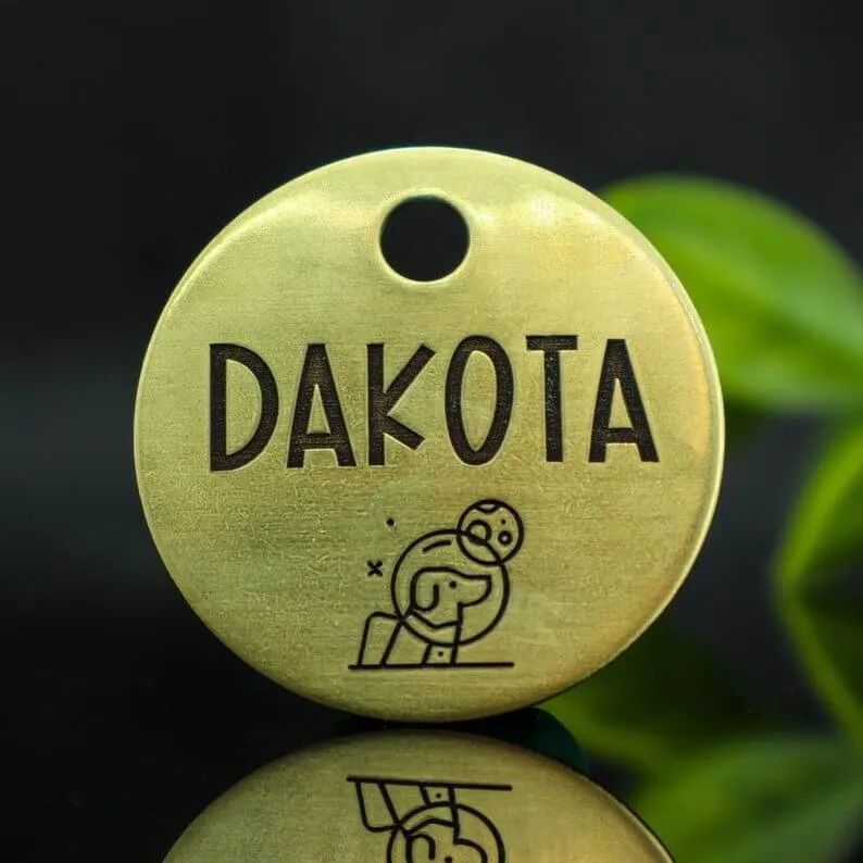 Deeply Engraved Dog Tags - Symbols Edition