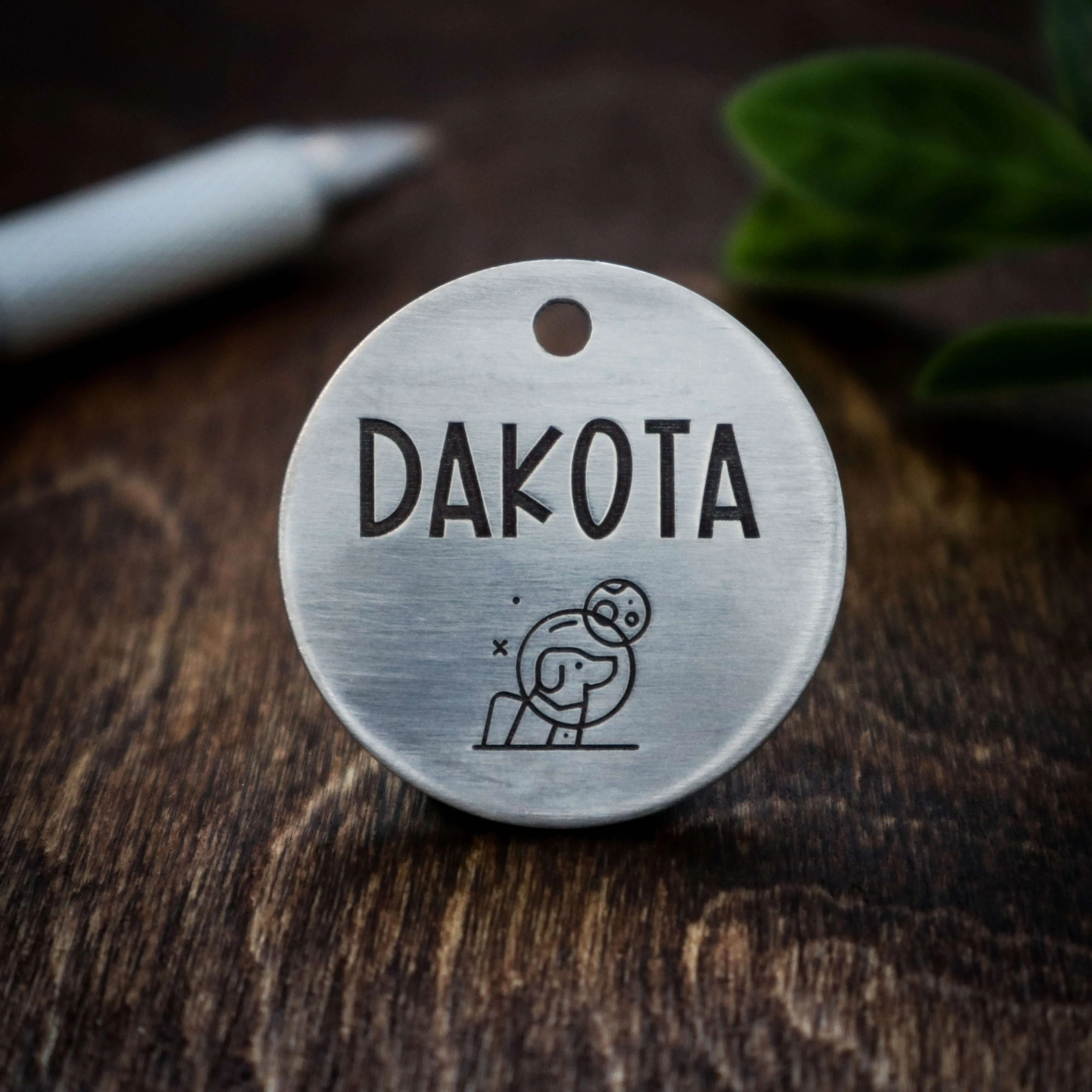 Deeply Engraved Dog Tags - Symbols Edition