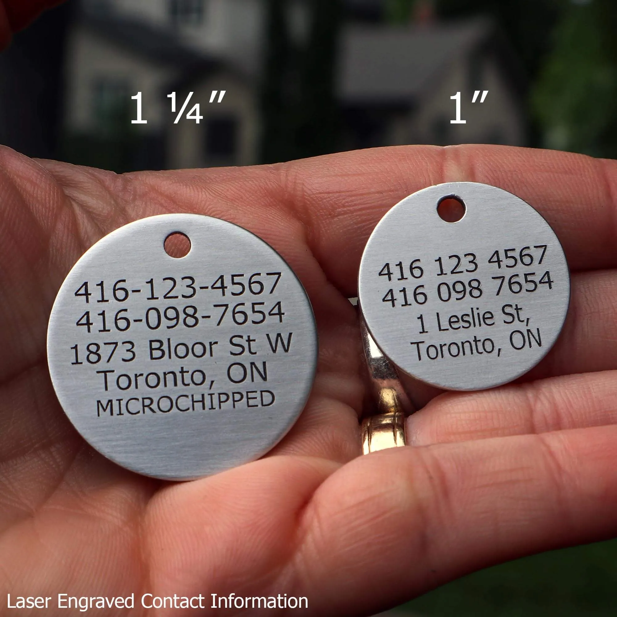 Deeply Engraved Dog Tags - Symbols Edition