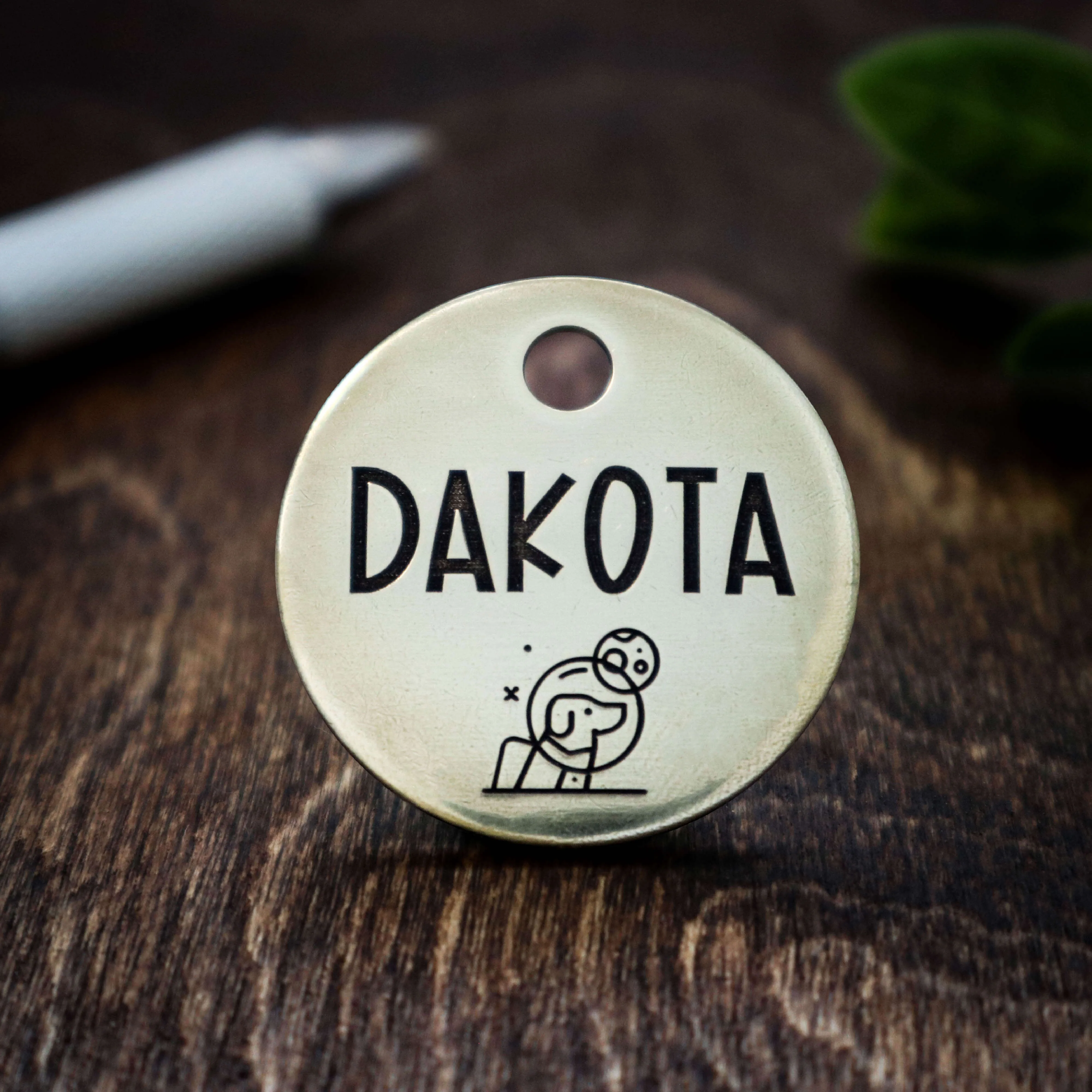 Deeply Engraved Dog Tags - Symbols Edition