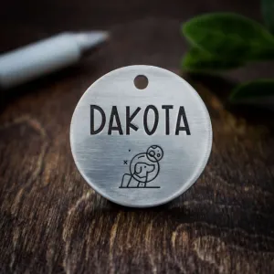 Deeply Engraved Dog Tags - Symbols Edition