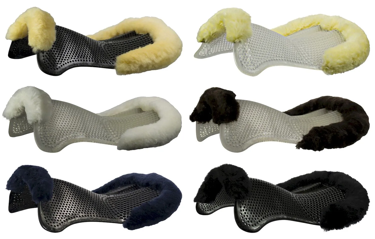 Gel Pad & Back Riser Sheepskin Cut Out Just Gel