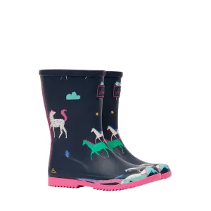 Joules Navy Horses Wellingtons 218562