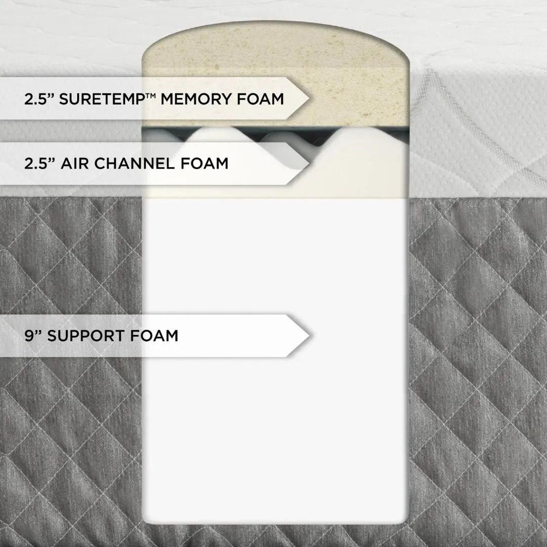 King size 14-inch Thick Memory Foam Mattress