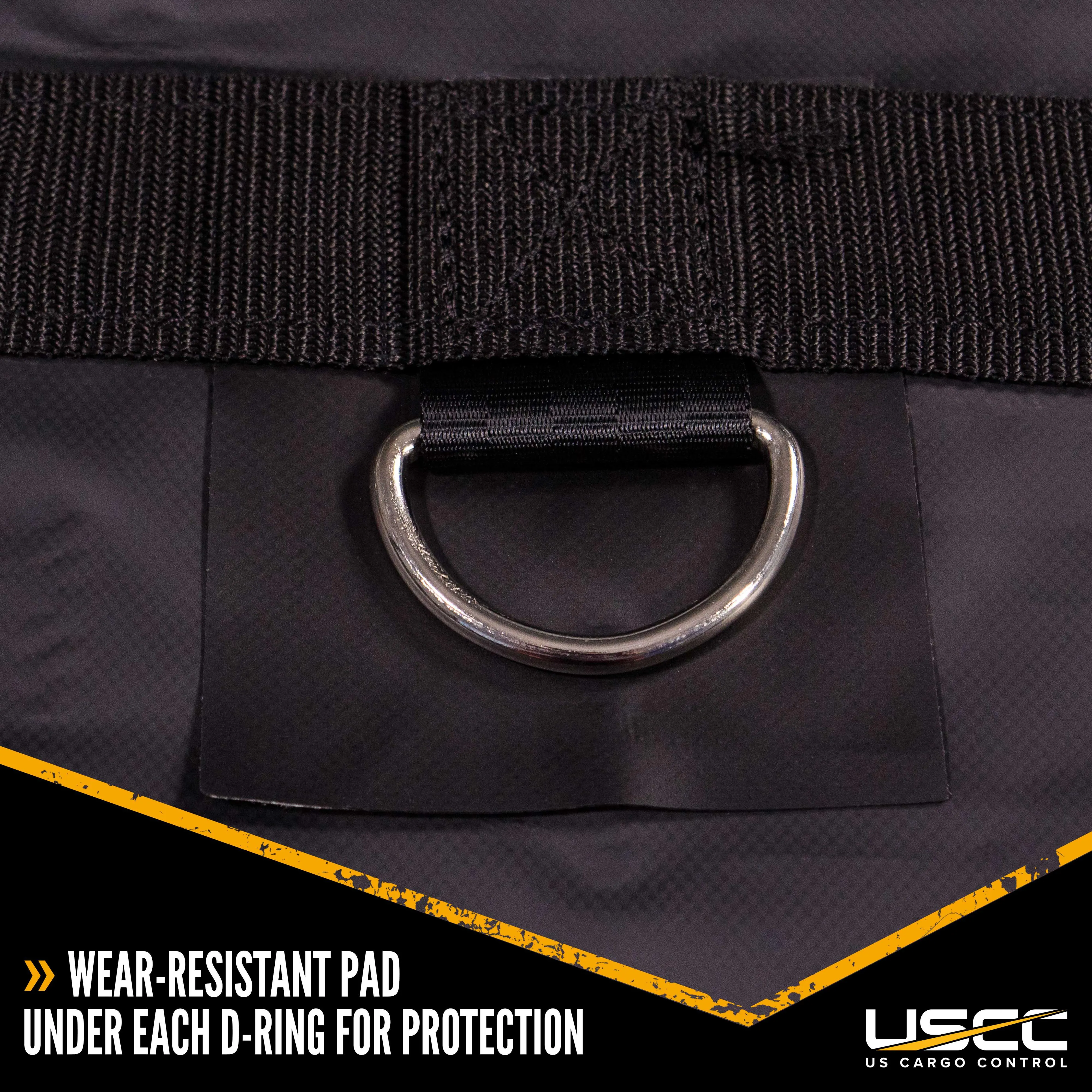 Lumber Tarp - 24' x 28' (8' Drop & Flap) - 14 oz./18 oz. Combo Black Tarp