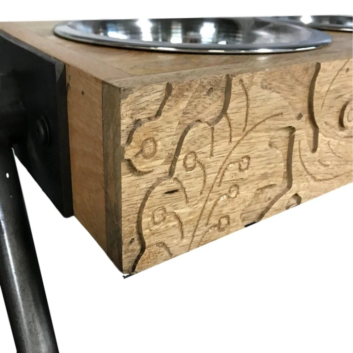 Medium Stylish animal pet feeder dining set