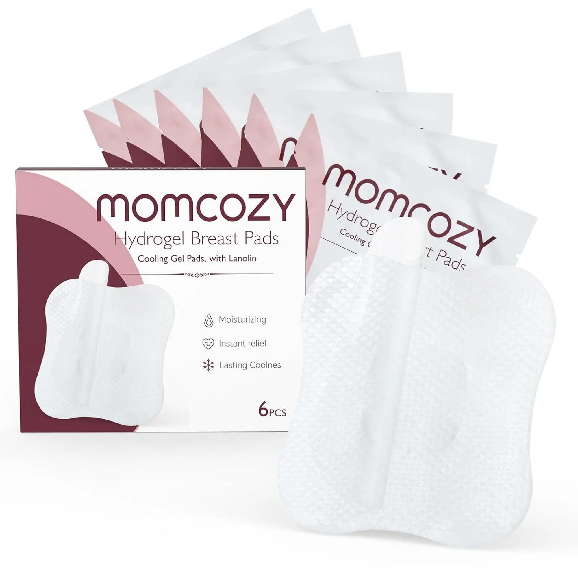 Momcozy Maternity Accessory Soothing Gel Pads White