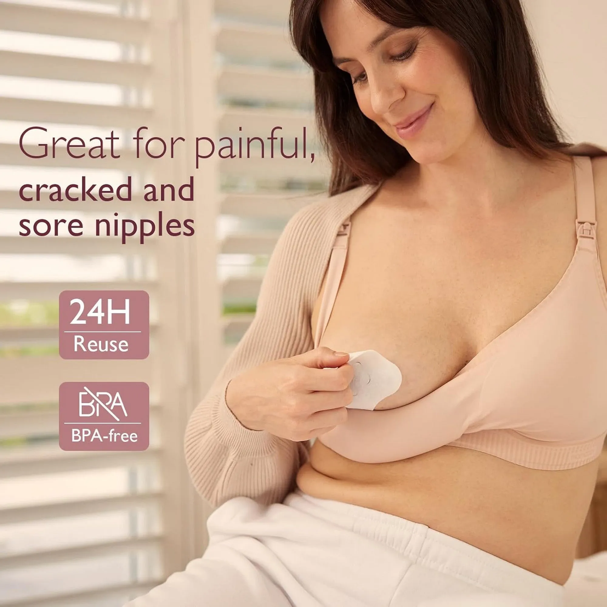 Momcozy Maternity Accessory Soothing Gel Pads White