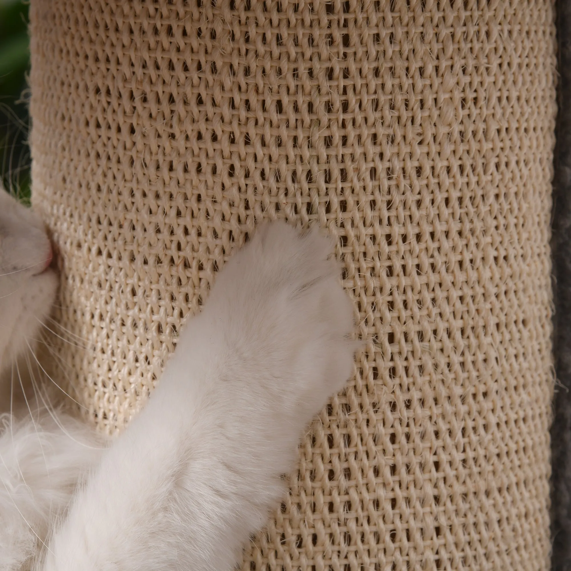 Multi-Level Cat Tower with Plush Perches, 96H cm - Grey