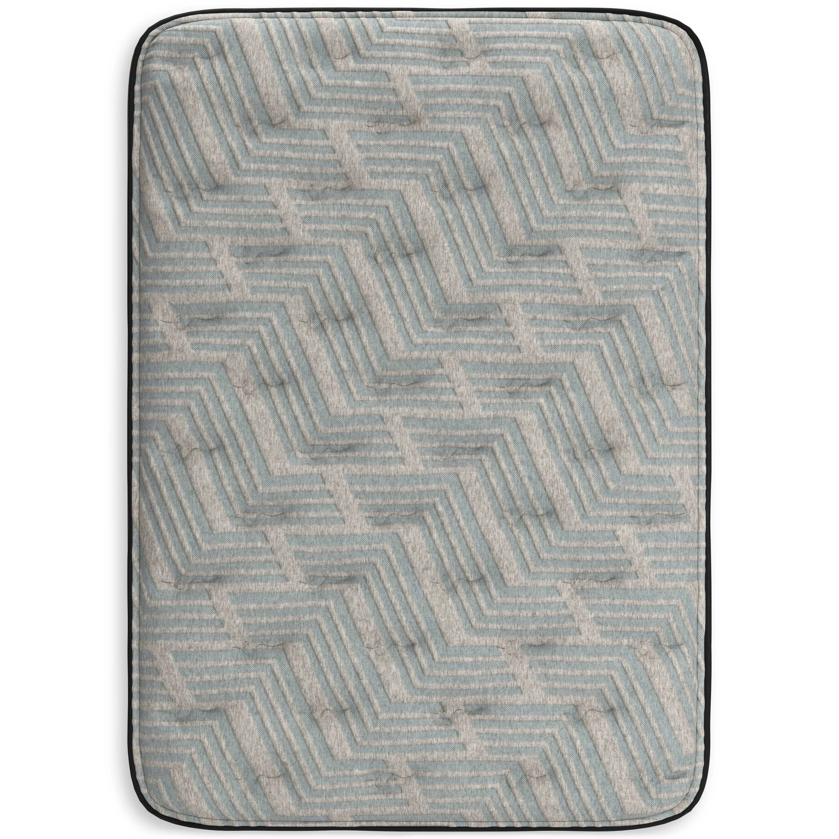 (Online Special Price) Palisades Gray/Blue 14 Inch Memory Foam Mattress  / Firm