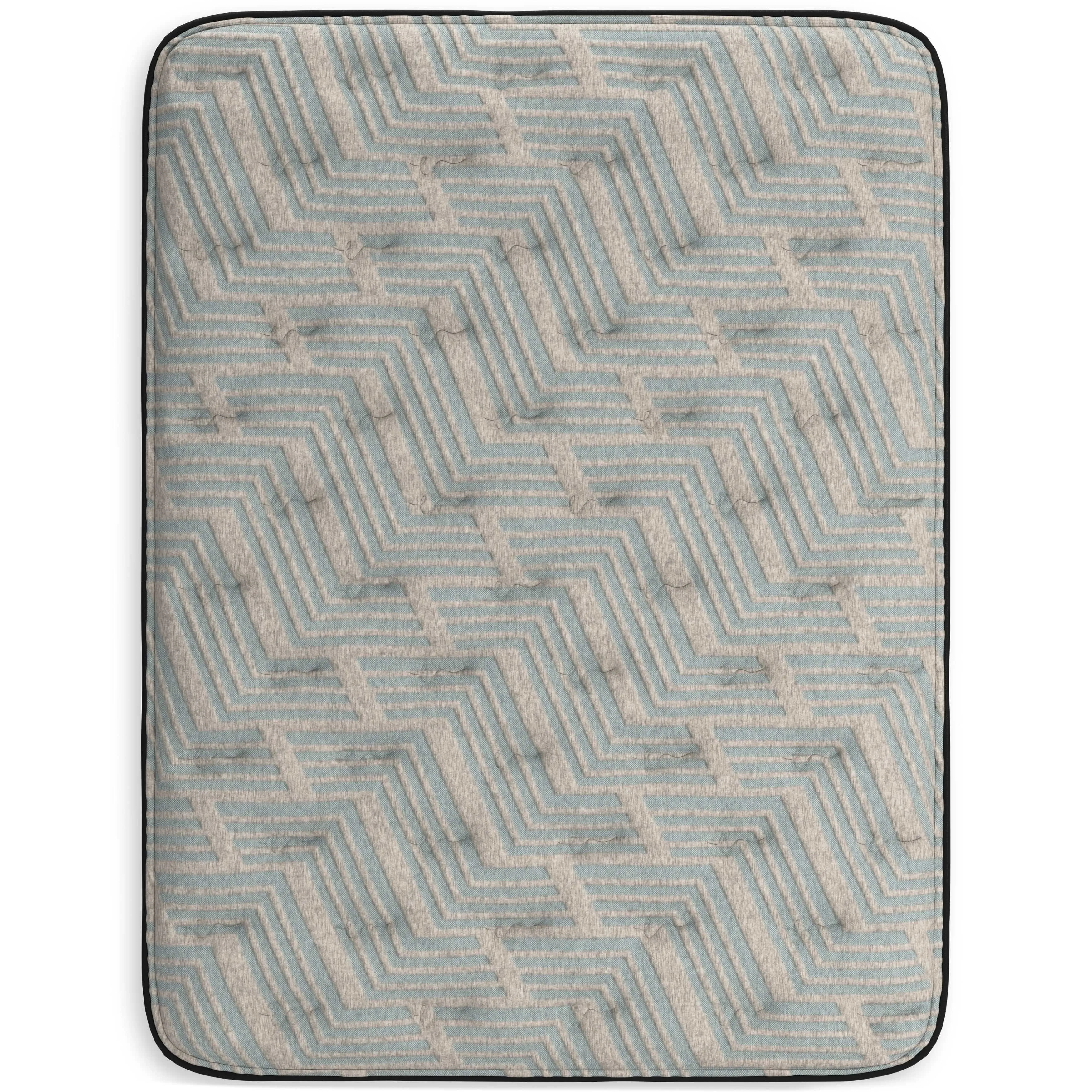 (Online Special Price) Palisades Gray/Blue 14 Inch Memory Foam Mattress  / Firm