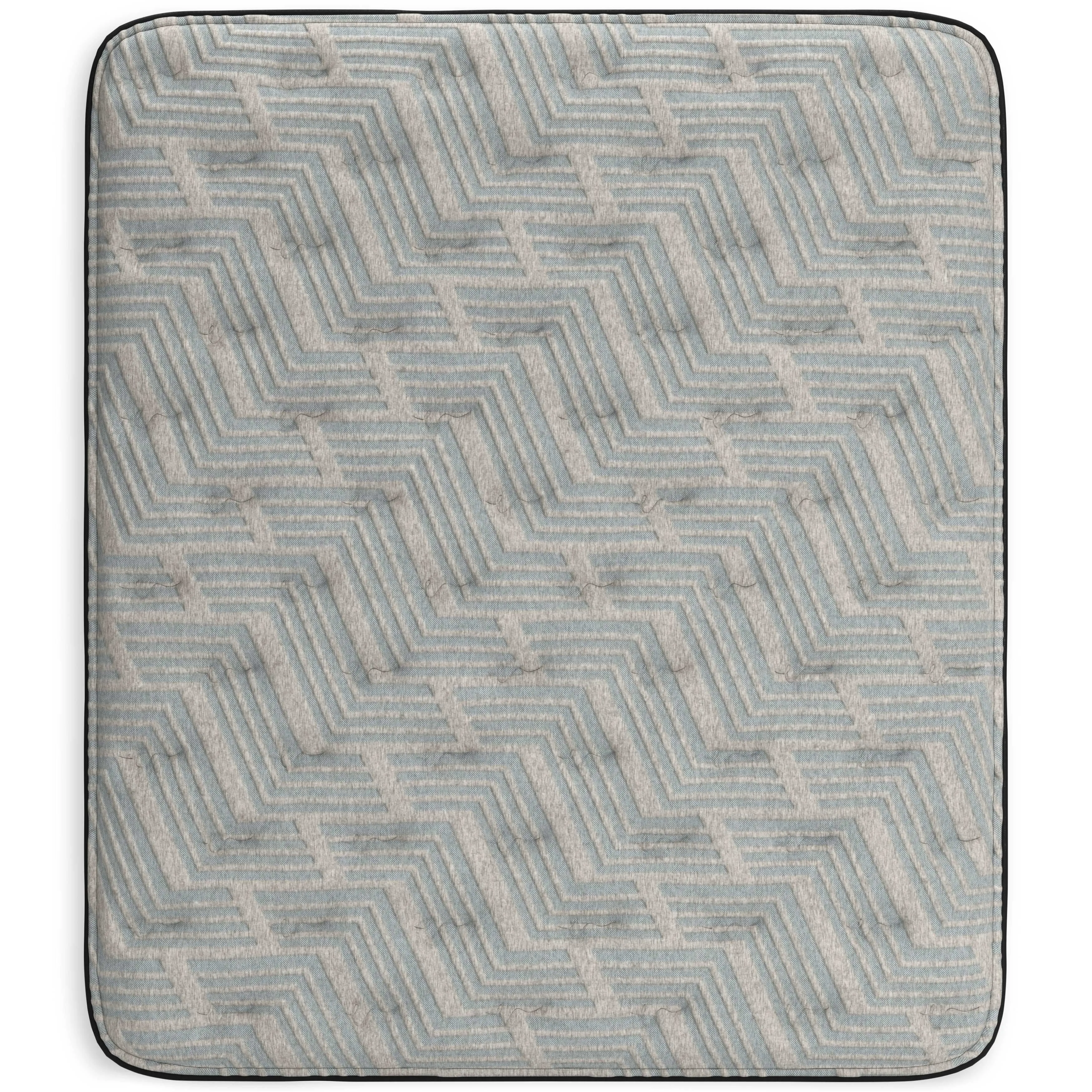 (Online Special Price) Palisades Gray/Blue 14 Inch Memory Foam Mattress  / Firm