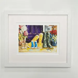 Raincoats & Sunshine Small Frame White