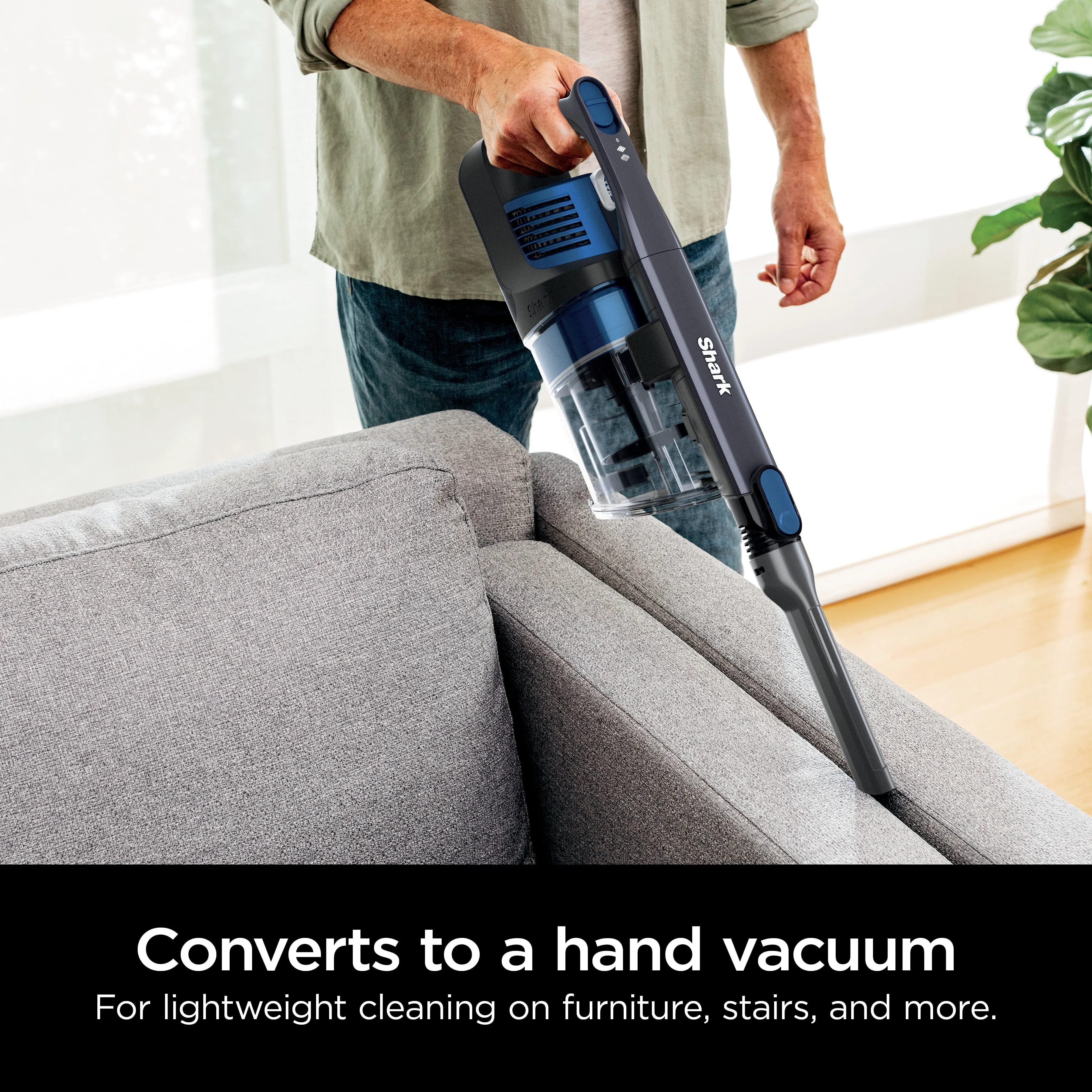 Shark Pet Pro Cordless Stick Vacuum Cleaner with Powerfins Brushroll, 40-Min Runtime, WZ250