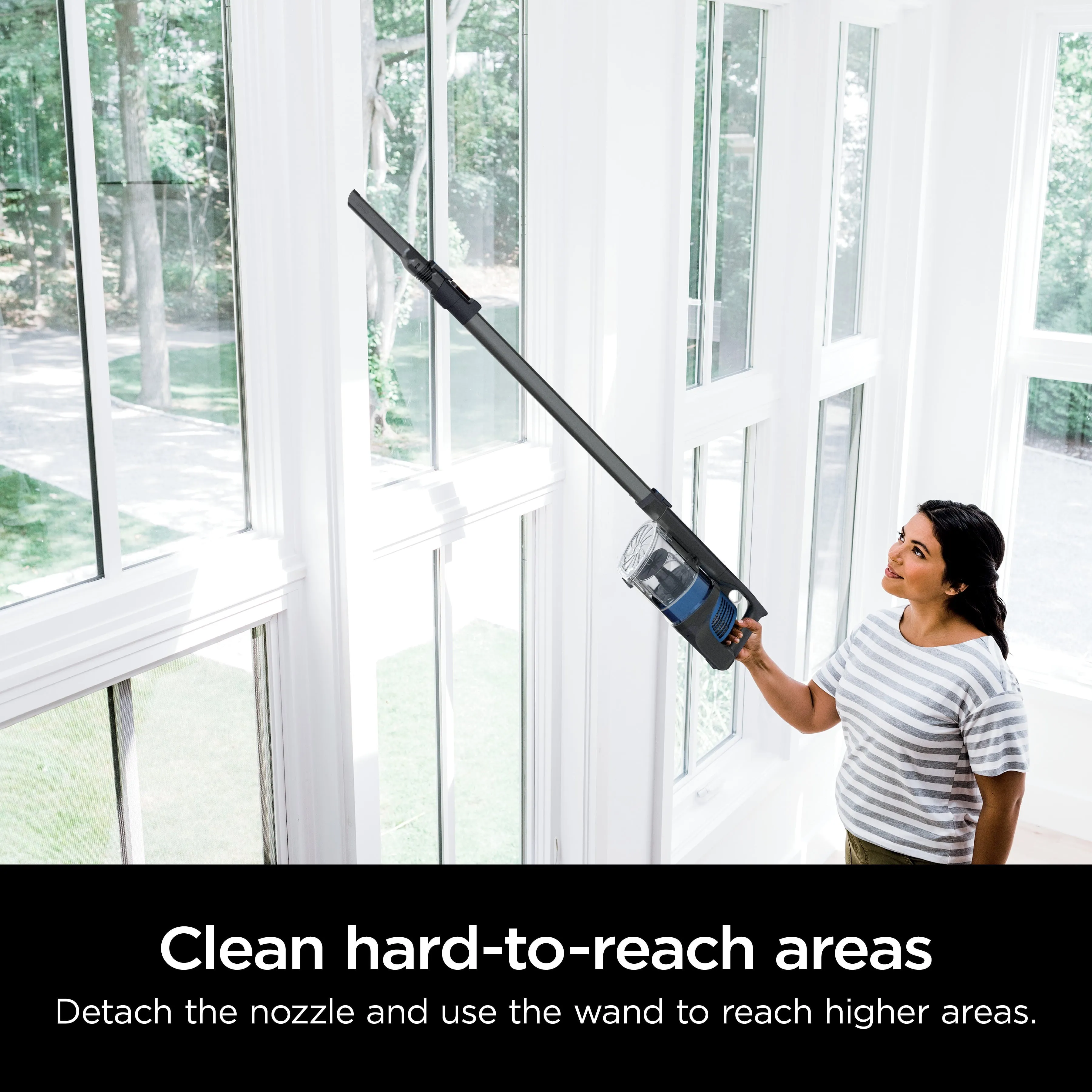 Shark Pet Pro Cordless Stick Vacuum Cleaner with Powerfins Brushroll, 40-Min Runtime, WZ250