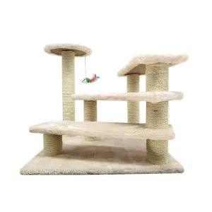 Sin Cheng Stairs Cat Scratching Post (Beige)