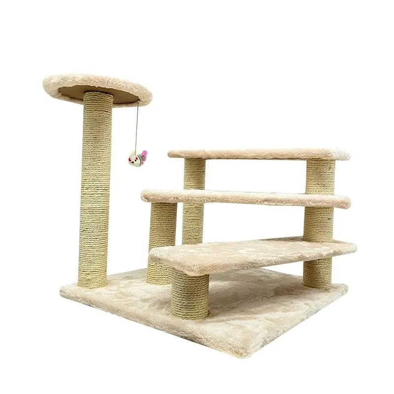 Sin Cheng Stairs Cat Scratching Post (Beige)