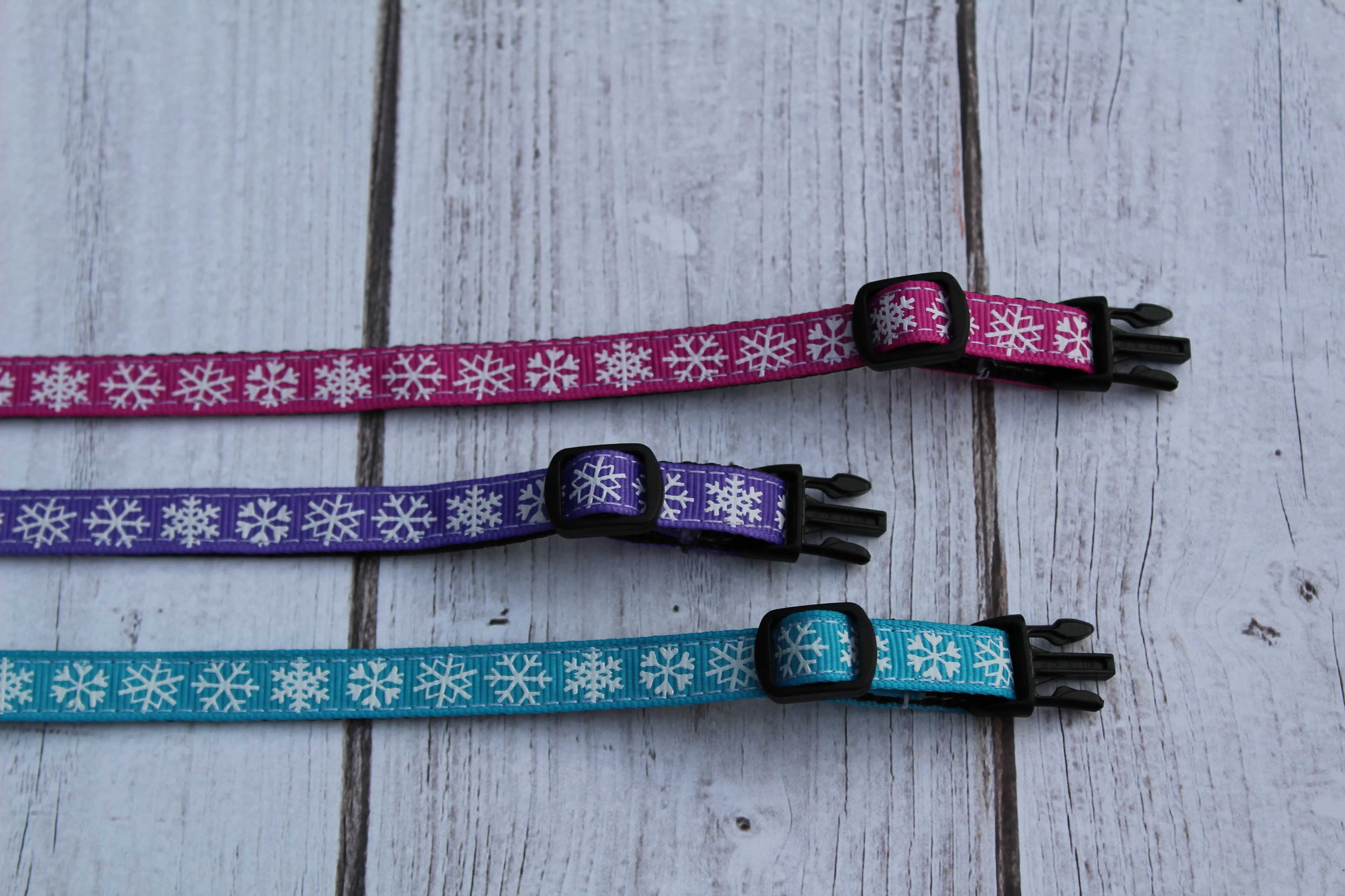 Snowflake Cat Collars