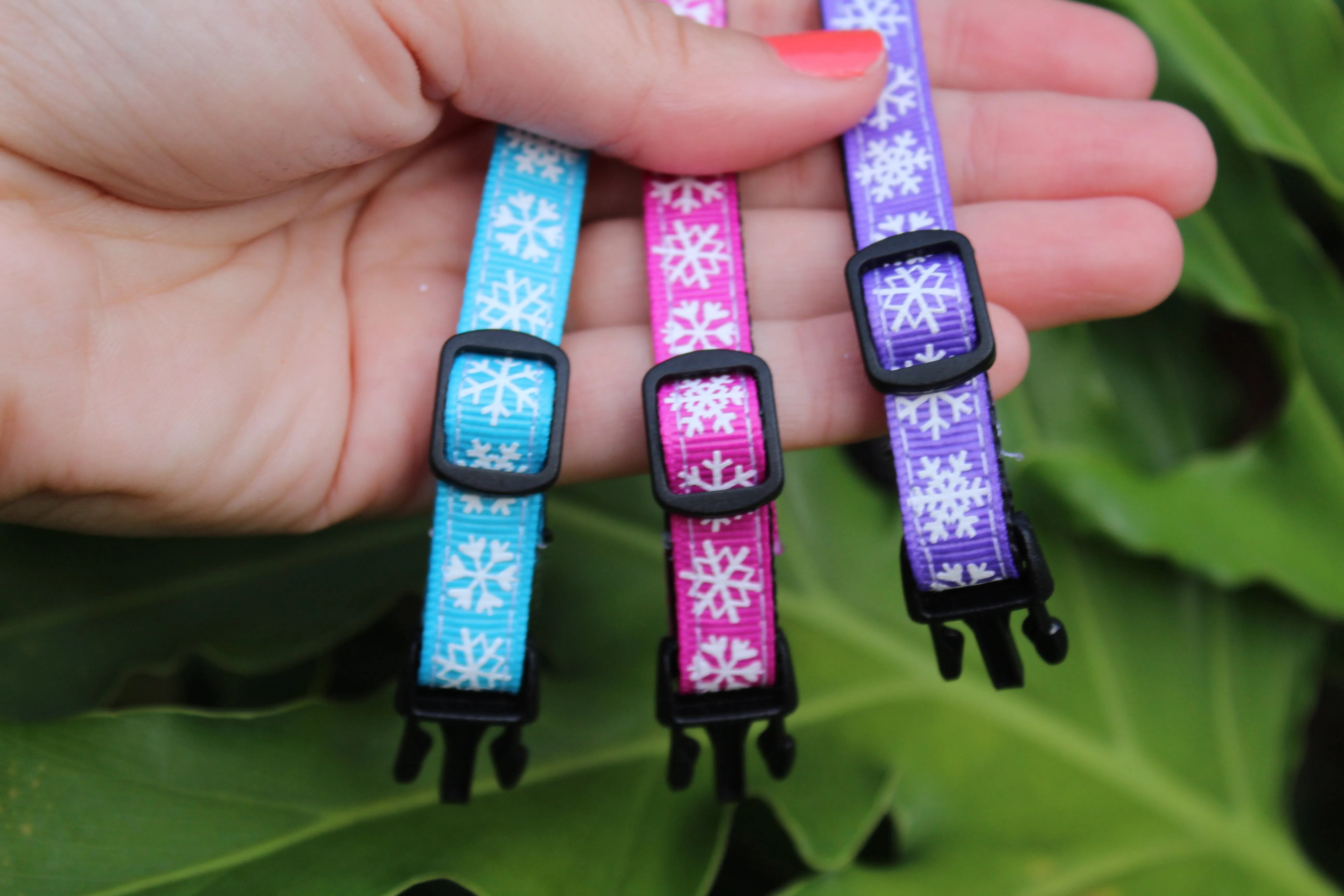 Snowflake Cat Collars