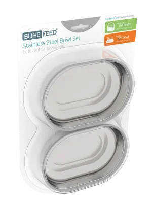 SureFeed Stainless Steel Bowl X2