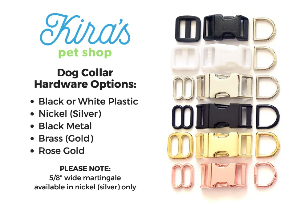 Yellow Plaid Dog Collar